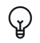 Light bulb icon with a hot tip to help you thrive through the end of year craziness