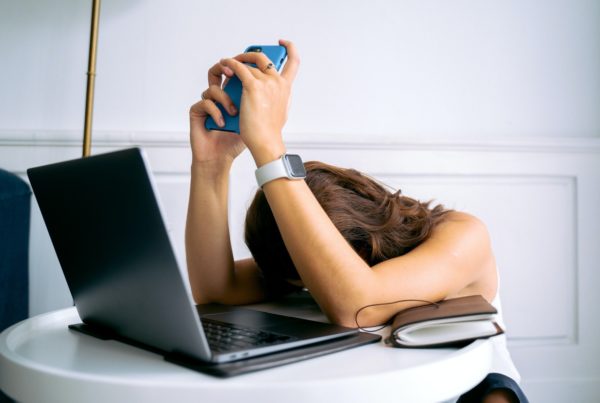 Business owner feeling overwhelmed