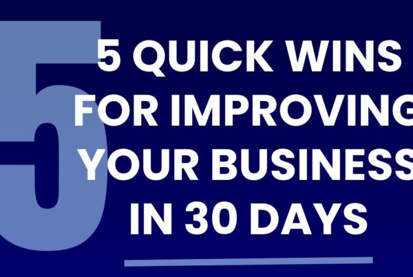 [Image] 5 quick wins for imroving your business in 30 days