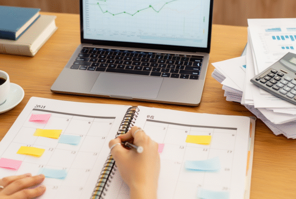 Women CEO doing strategic business planning